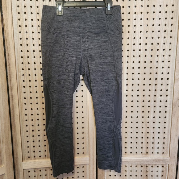Avia Pants - AVIA Leggings Womens Small 4-6 Yoga Gym Exercise Gray Black Stretch Mesh Pocket